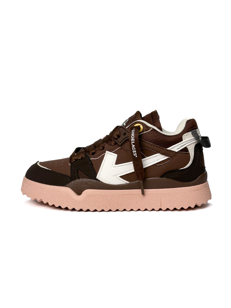 Off-White Sponge Mid Top Brown White