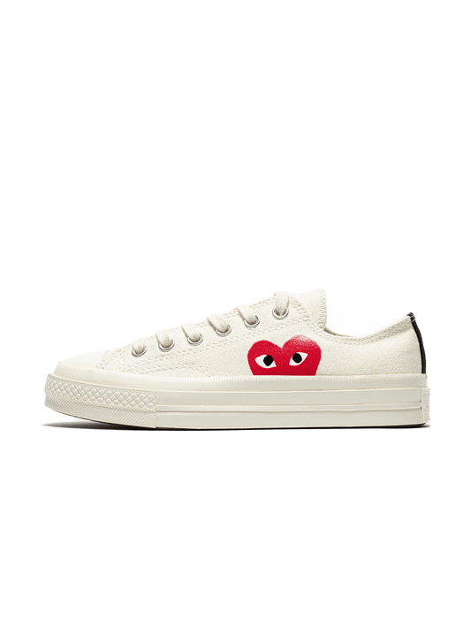 Converse Low White x Garcons Play