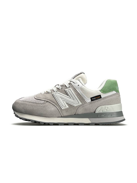 New Balance 574 Grey White Lime