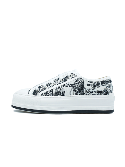 Dior Walk’n Platform Sneaker White Black