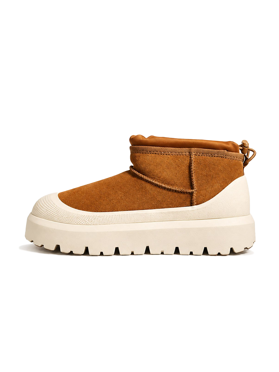 UGG Classic Ultra Mini Weather Hybrid Chestnut White