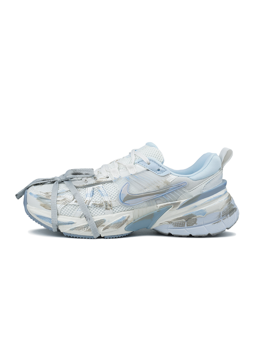 Nike V2K Run Custom White Blue