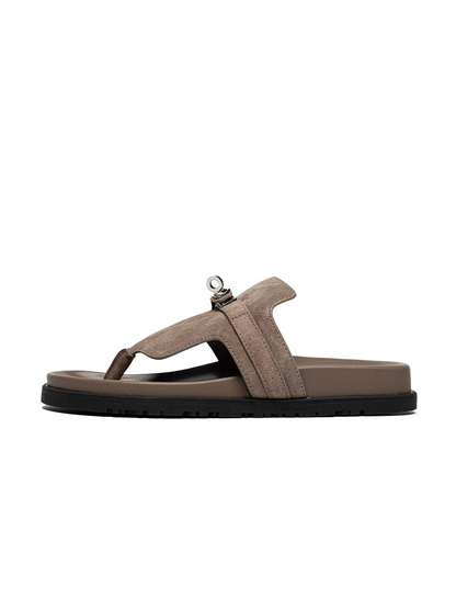 Hermes Empire Sandal Grey Sable