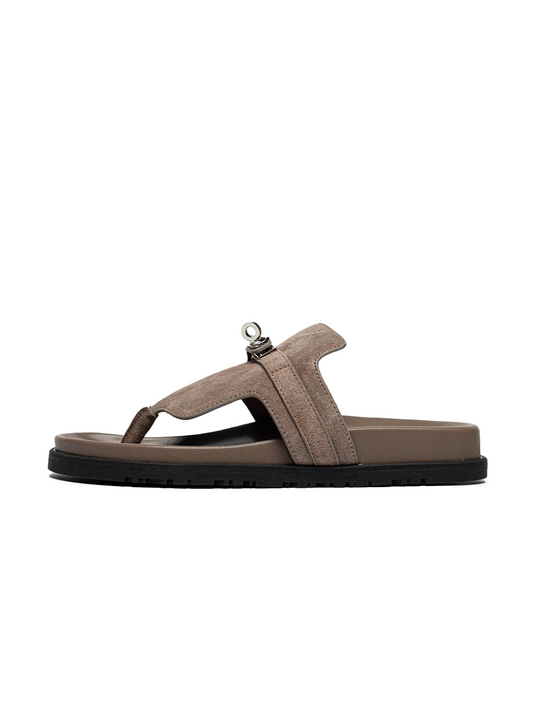 Hermes Empire Sandal Grey Sable
