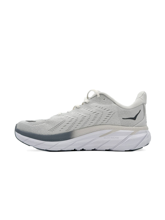 Hoka Clifton 8 White Grey