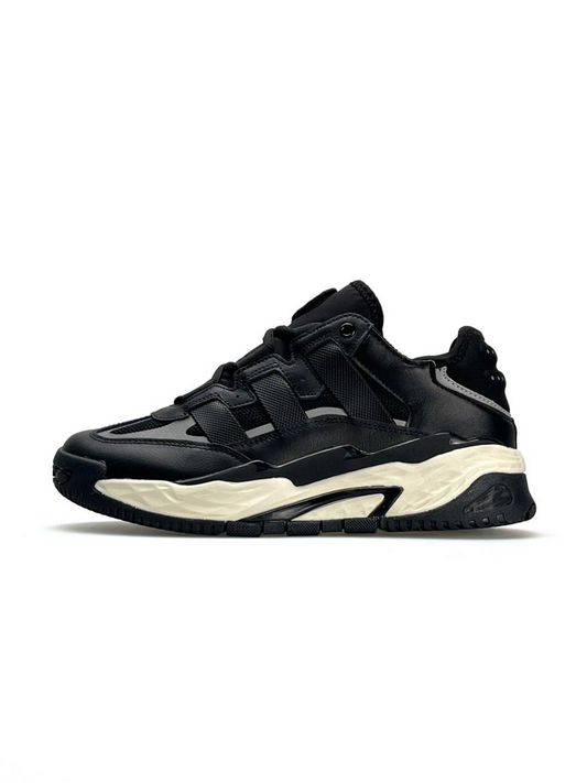Adidas Niteball Black Beige Leather