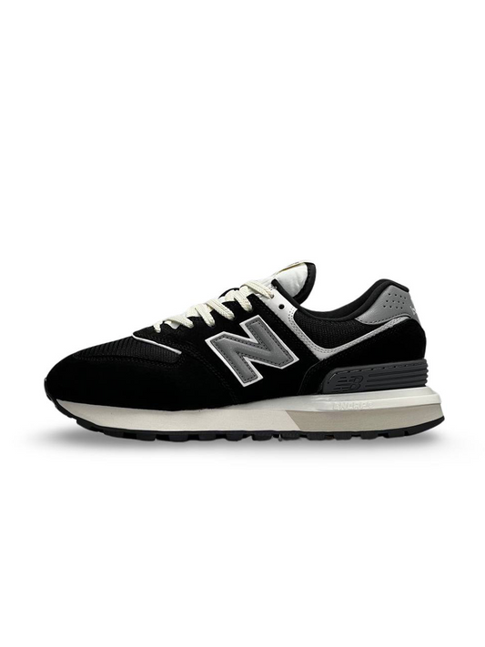 New Balance 574 Classic Black White Gray