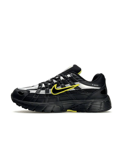 Nike P-6000 Black Silver Lime