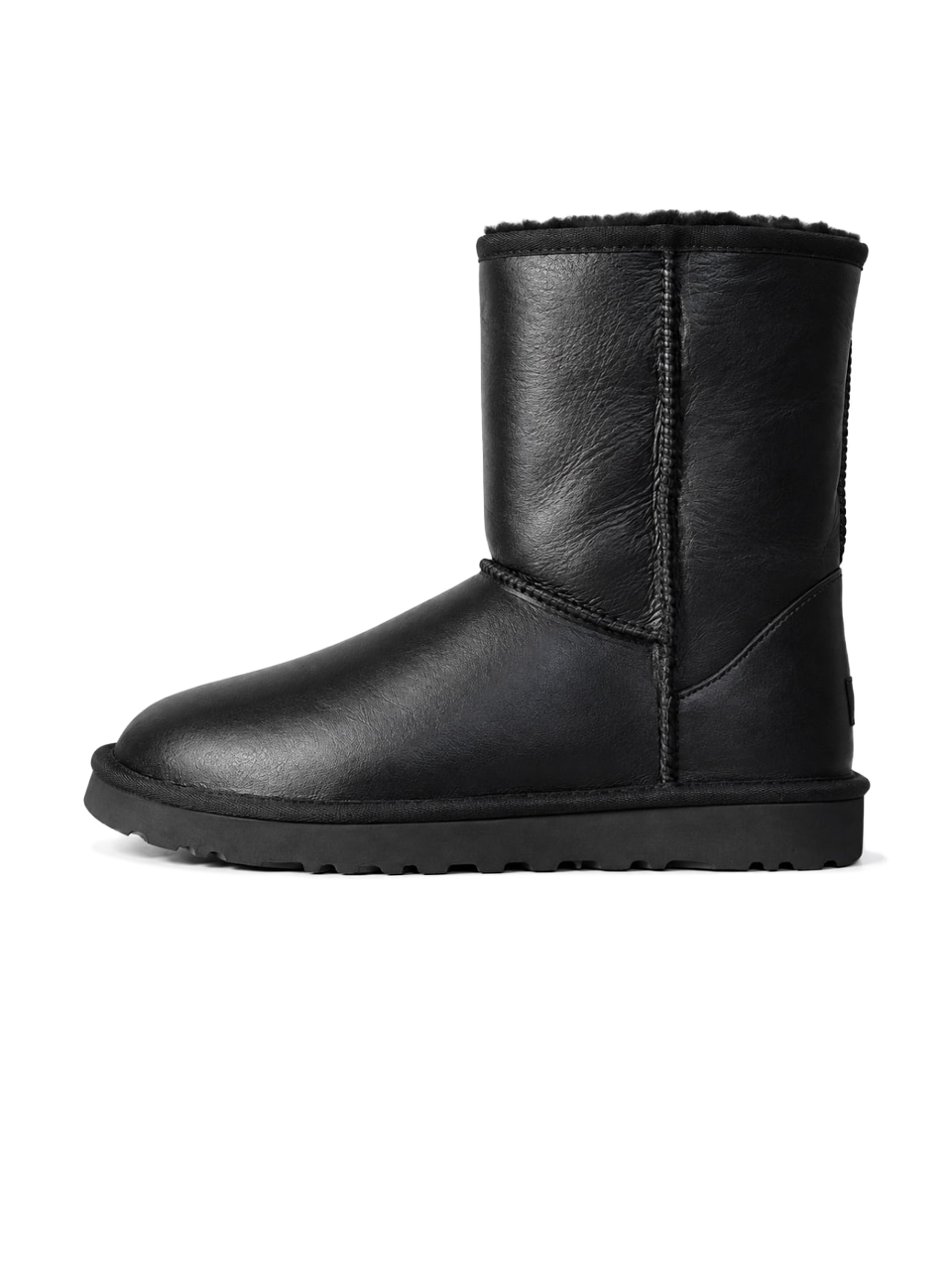 UGG Classic Short Leather Black