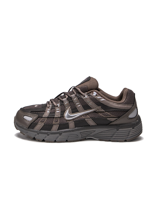 Nike P-6000 Brown Black / Cave Stone / Metallic Silver