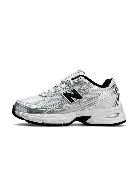 New Balance 740 White Silver Black