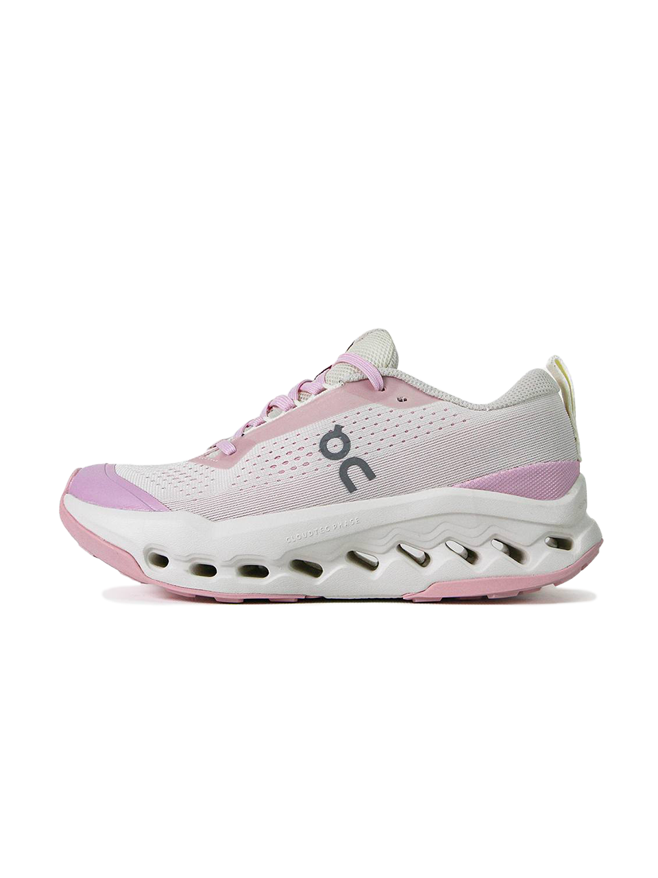 ON Cloudsurfer Trail 2 Lily Gardenia White Pink