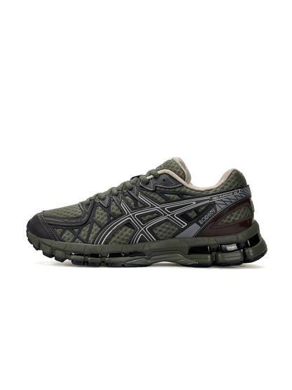 Asics Gel-Kayano 20 Obsidian Green Moss Brown
