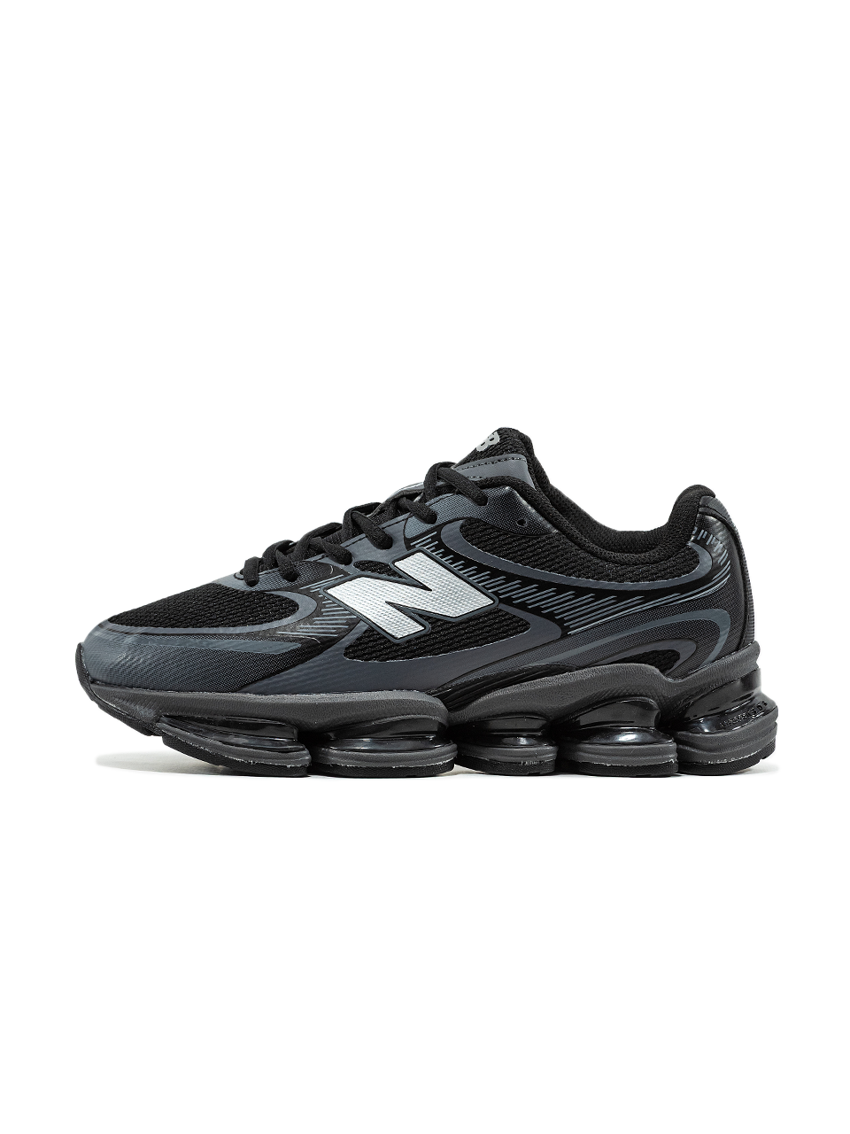 New Balance 2000 Black White Logo