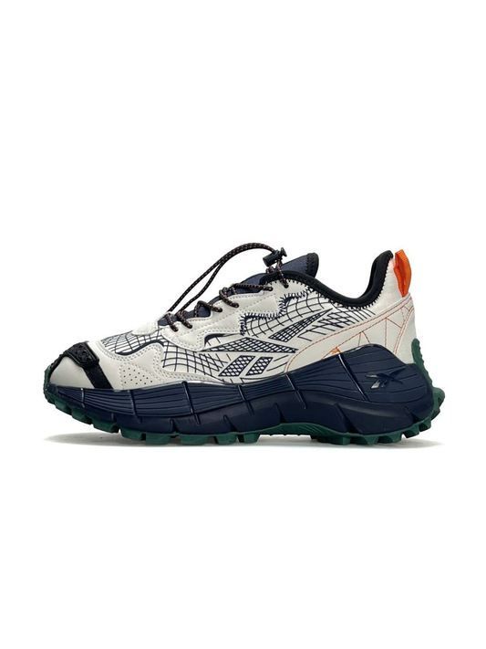 Reebok Zig Kinetica 2.5 Edge Gore-Tex Beige Navy