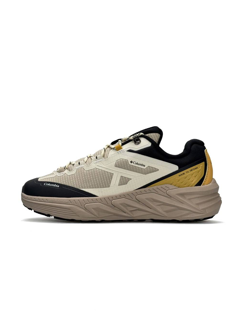 Columbia Vibram Mega Grip Beige Black