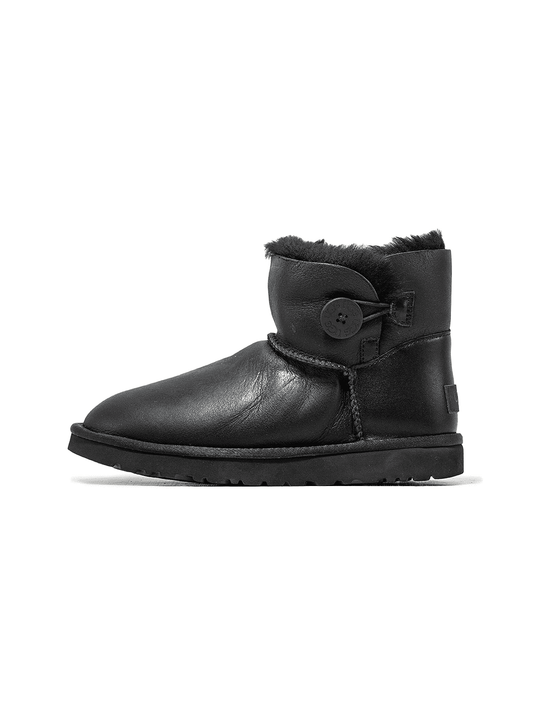 UGG Classic Mini Bailey Button Black