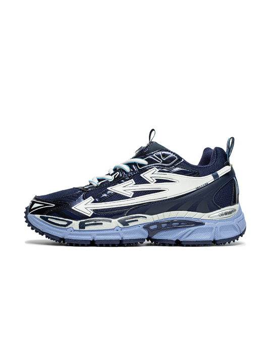 Off-White Be Right White Navy Blue Shark
