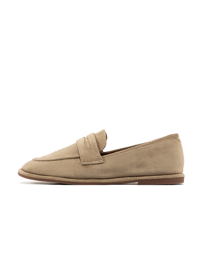No Brand Loafers Sand Suede 2985