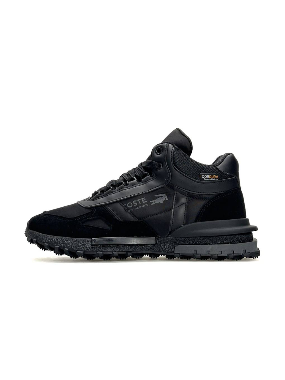 Lacoste Elite Active High Fur All Black
