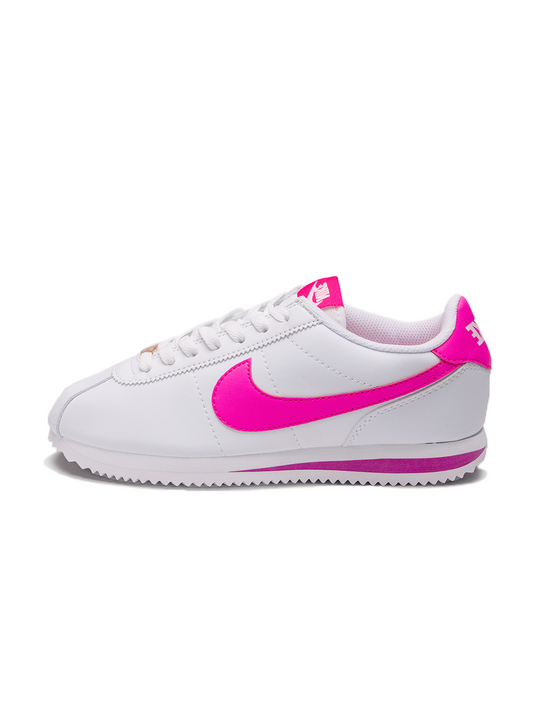 Nike Cortez GS White Laser Fuchsia