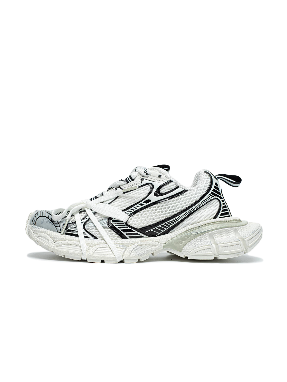 Balenciaga 3XL White Black