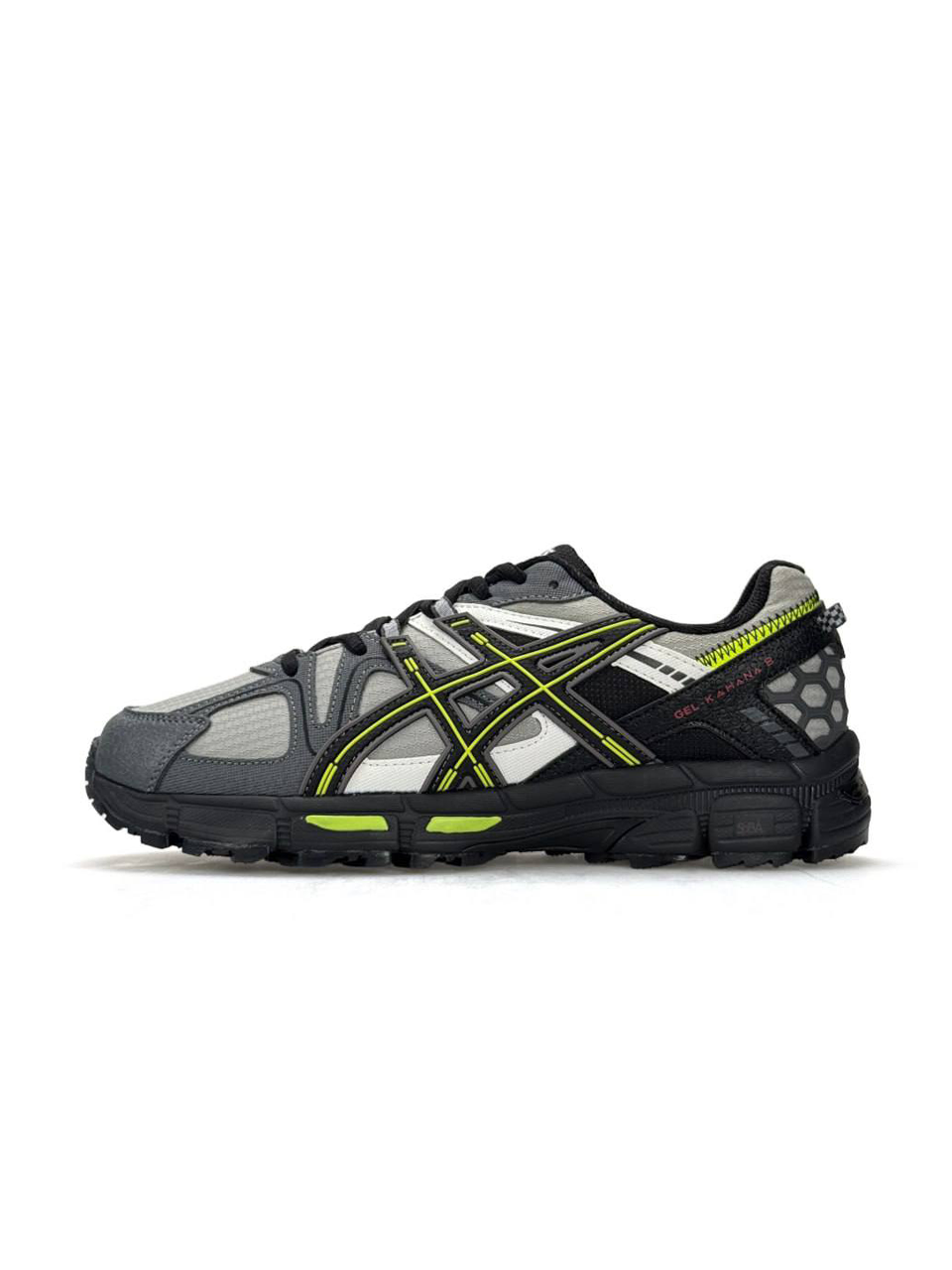 Asics Gel-Kahana 8 GTX Gore-Tex Grey Black Lime