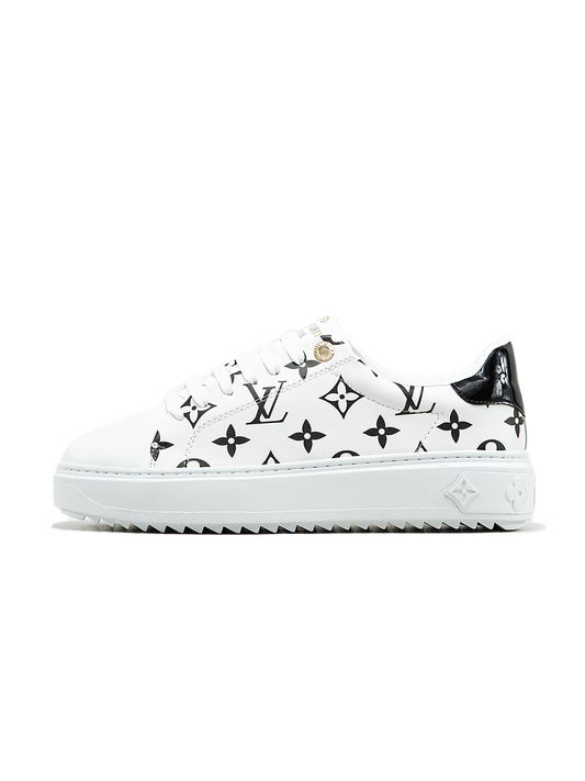 Louis Vuitton Trainer Time Out Monogram White Black