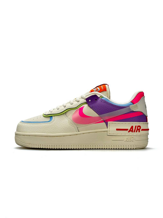 Nike Air Force 1 Shadow Beige Multicolor