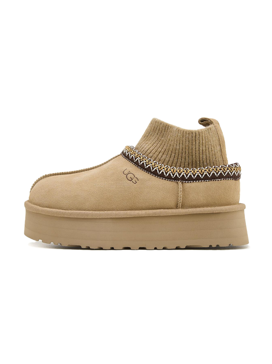 Ugg Tasman Platform Sock Beige Brown