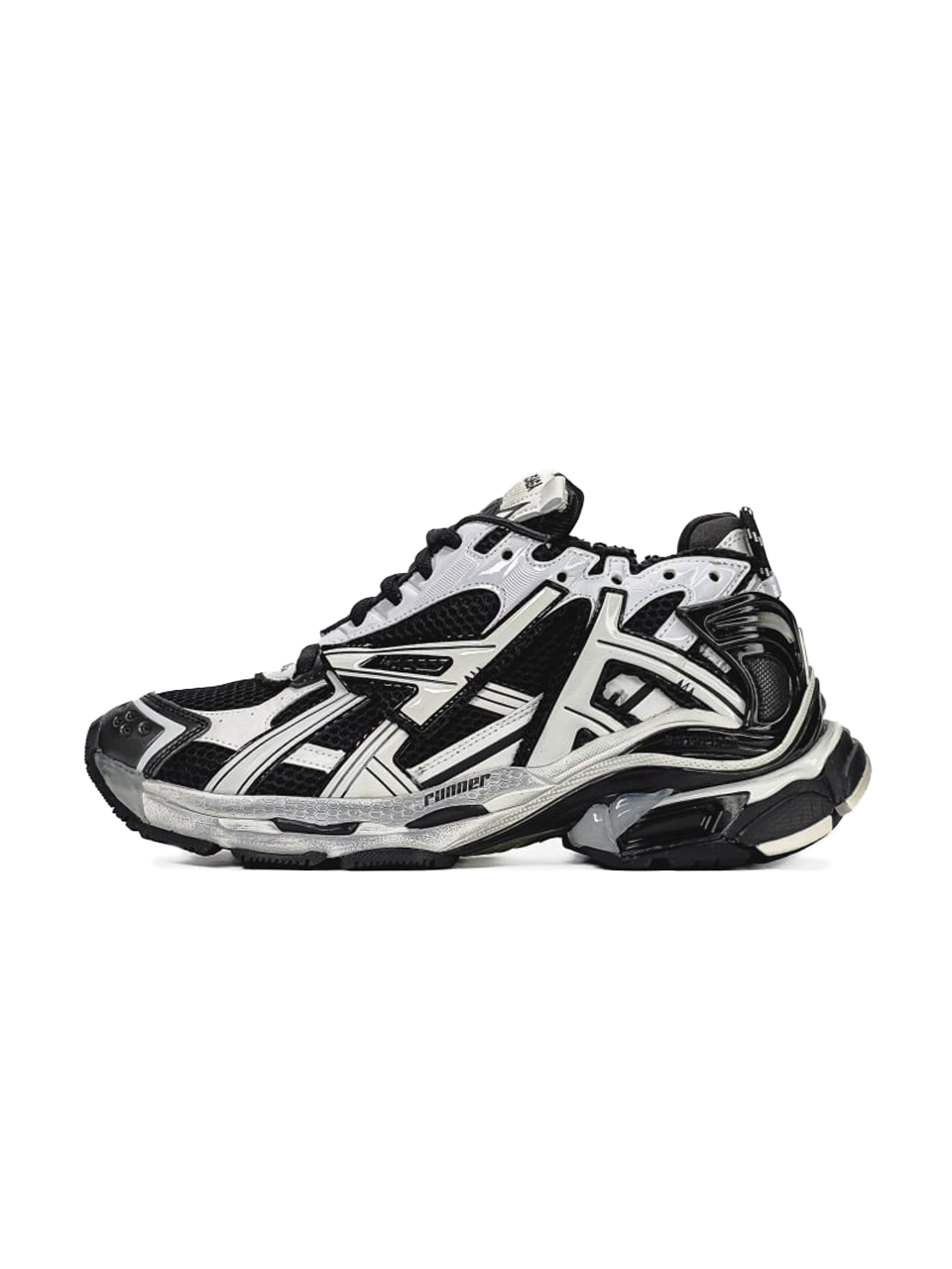 Balenciaga Runner Black White