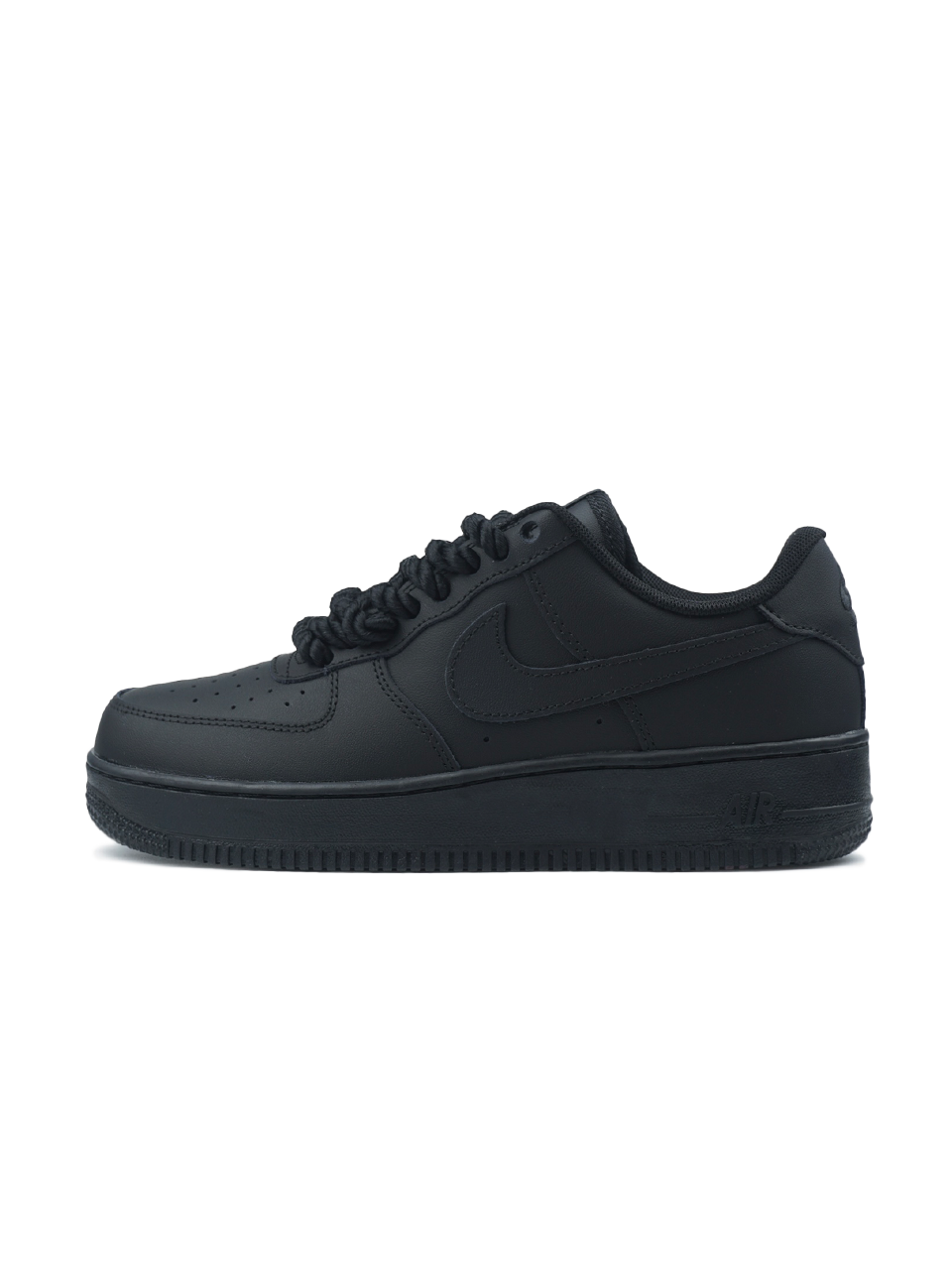 Nike Air Force 1 Low Black Rope Laces