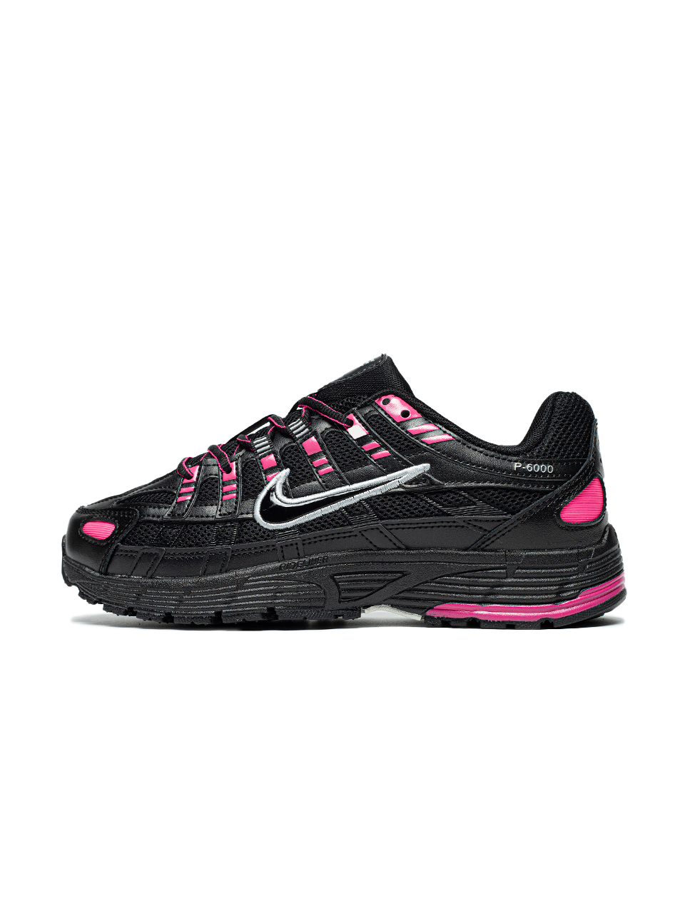 Nike P-6000 Pink Blast Metallic Silver Black