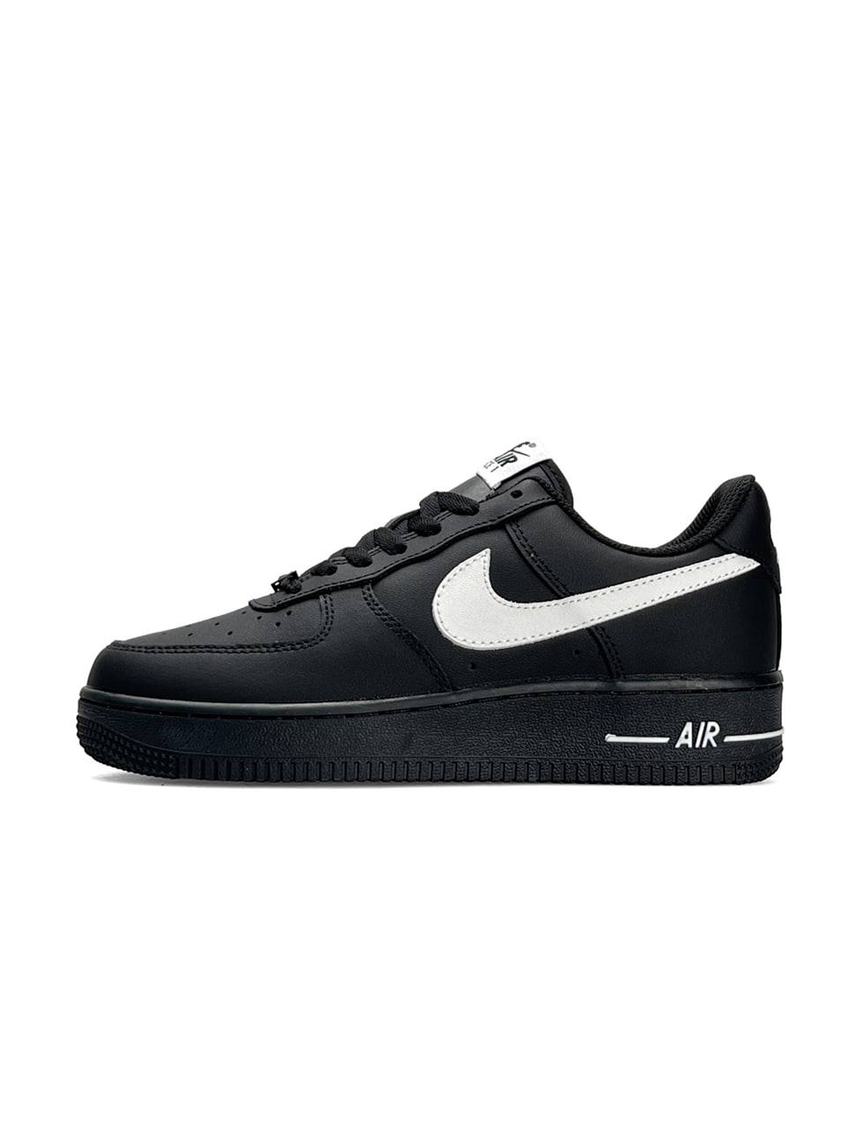 Nike Air Force 1 Low Black White / Black White Logo