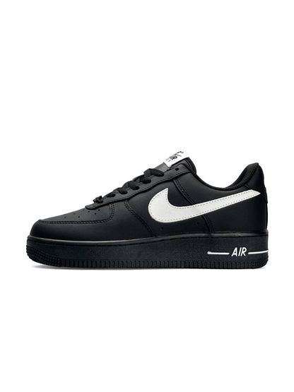 Nike Air Force 1 Low Black White / Black White Logo