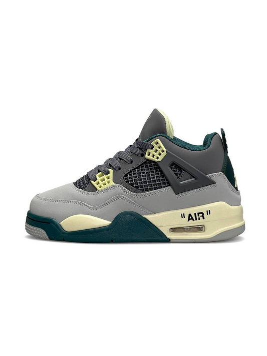 Nike Air Jordan 4 x Off-White Grey Green Beige