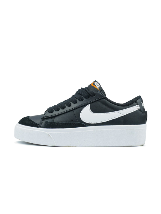 Nike Blazer Low Platform Black White