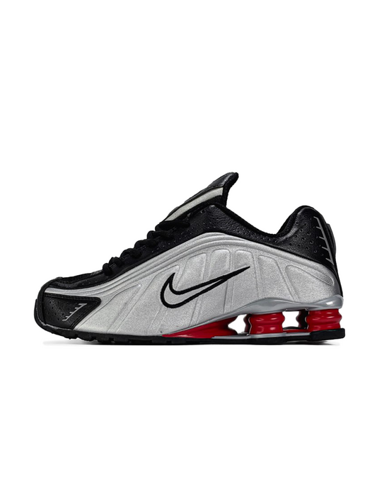 Nike Shox R4 Black Metallic Silver