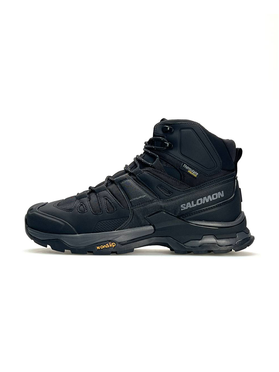 Salomon Quest 4 Gore-Tex Black Grey Fur