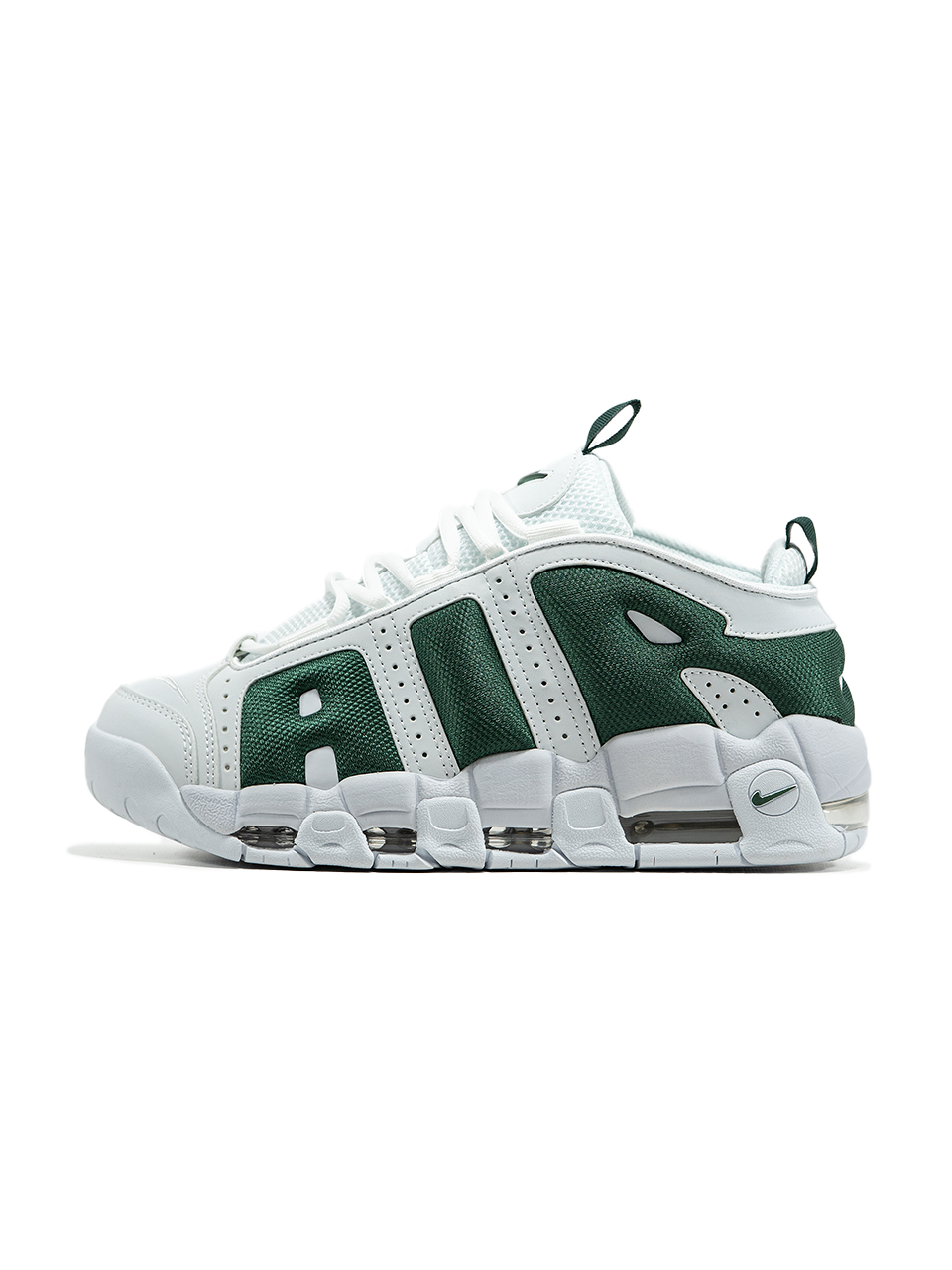 Nike Air More Uptempo Low White Green