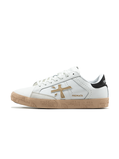 Premiata Steven White Beige