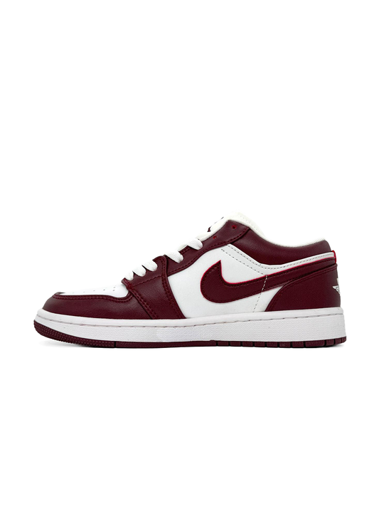 Nike Jordan 1 Retro Low White Bordo