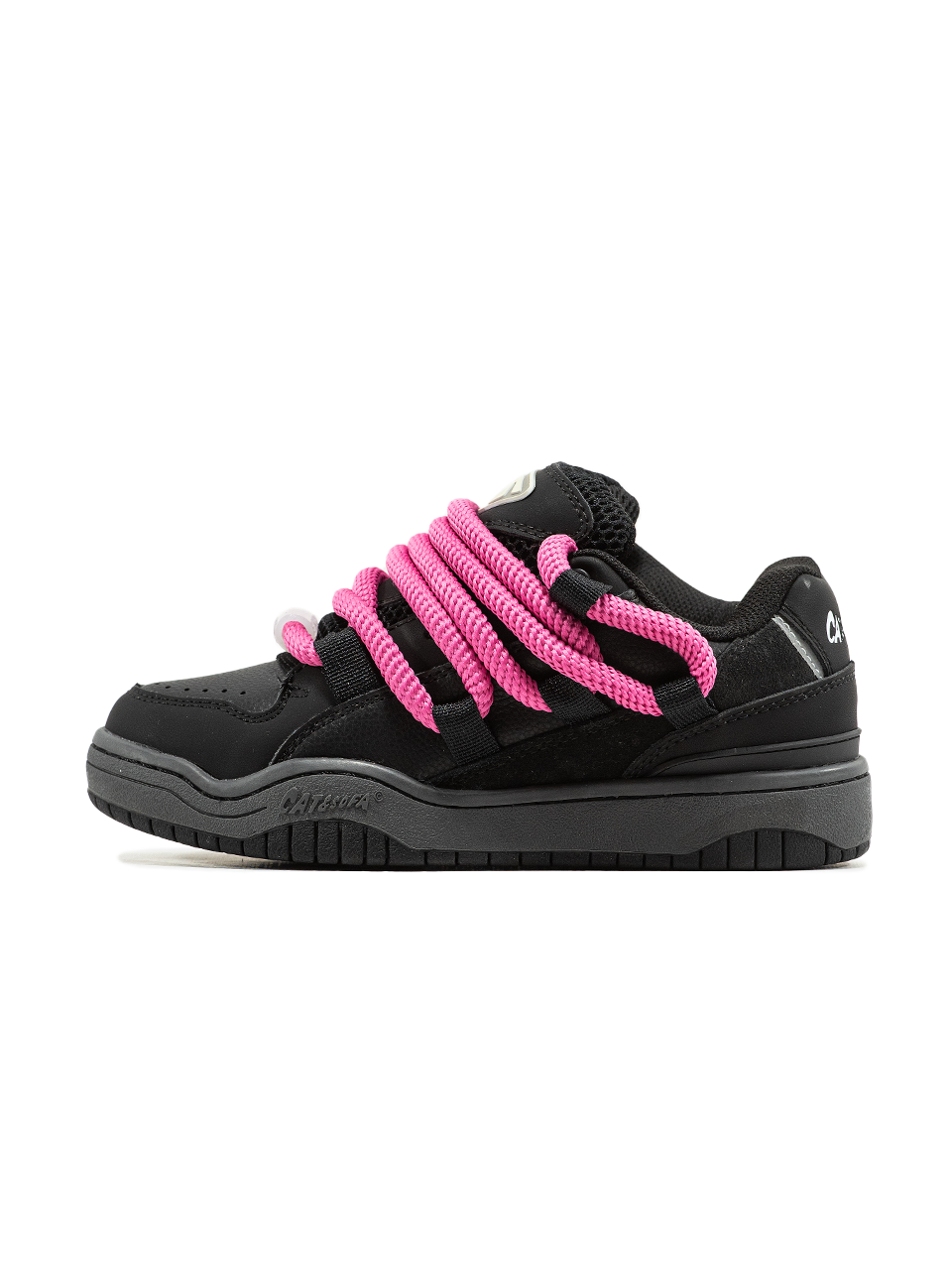 Cat & Sofa Dreadlocks Black Pink