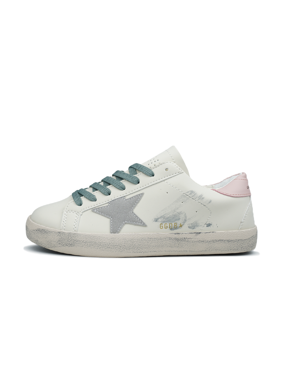 Golden Goose Superstar Cream Grey Star