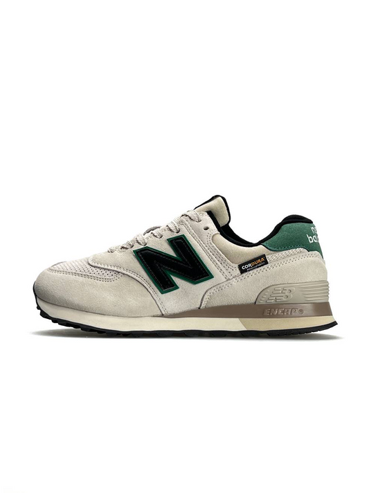 New Balance 574 Beige Black Green Cordura