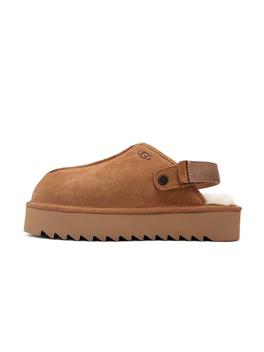 Ugg Lanah Clog Platform Chestnut