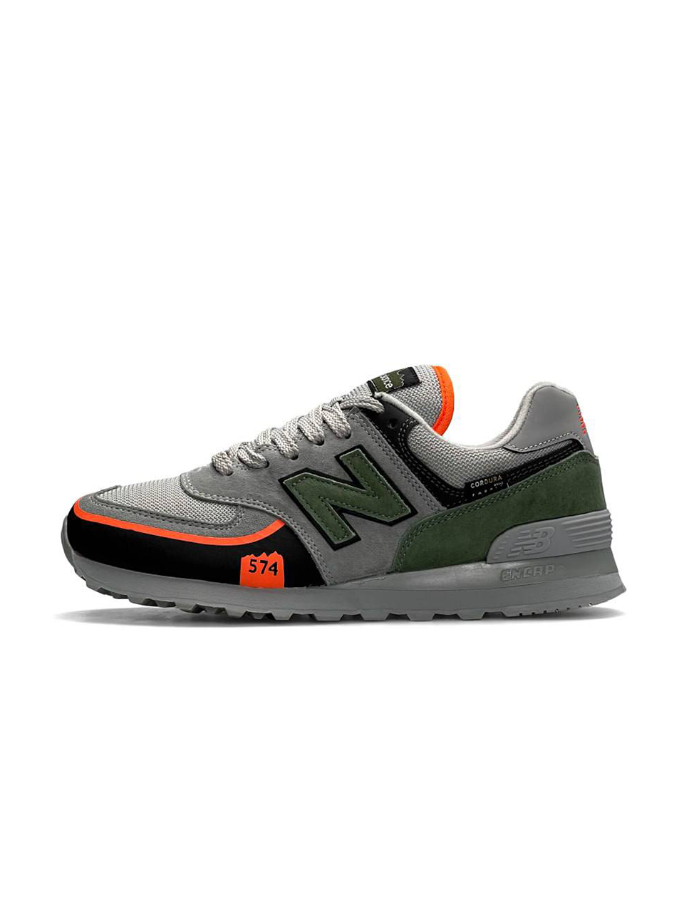 New Balance 574 TP2 Gray Green Orange