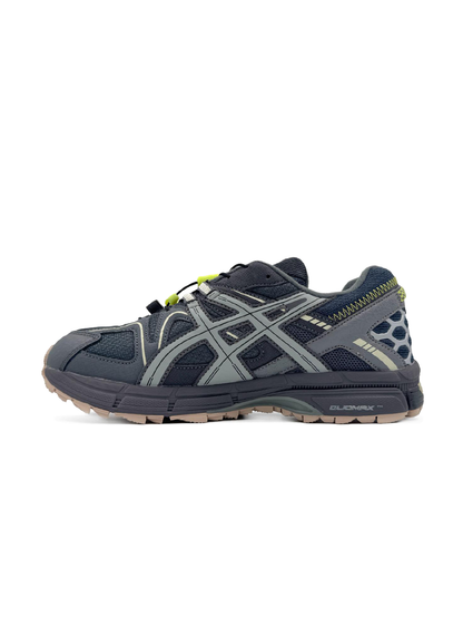 Asics Gel-Kahana 8 Black Grey Green Fur (хутро)