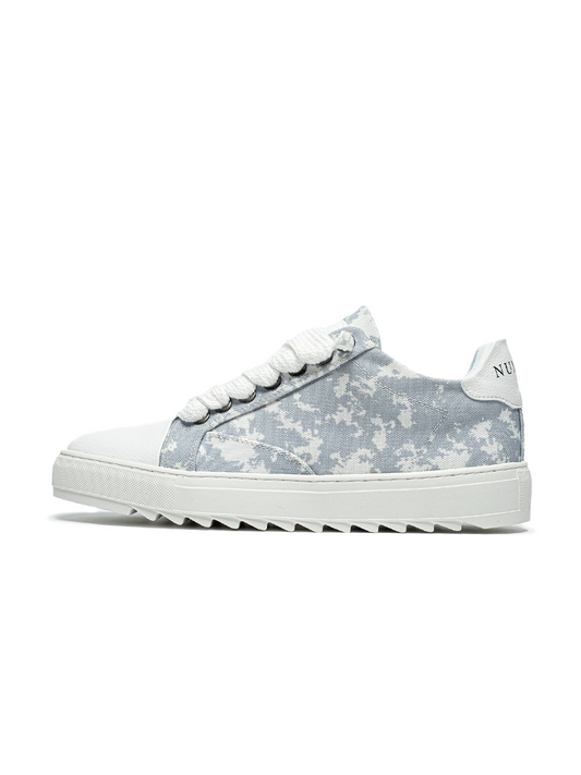 Numeris White Grey Denim