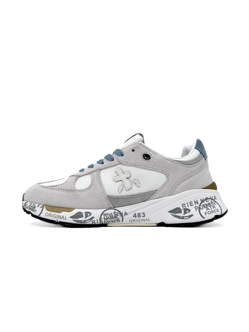 Premiata Uomo Mase Gray White